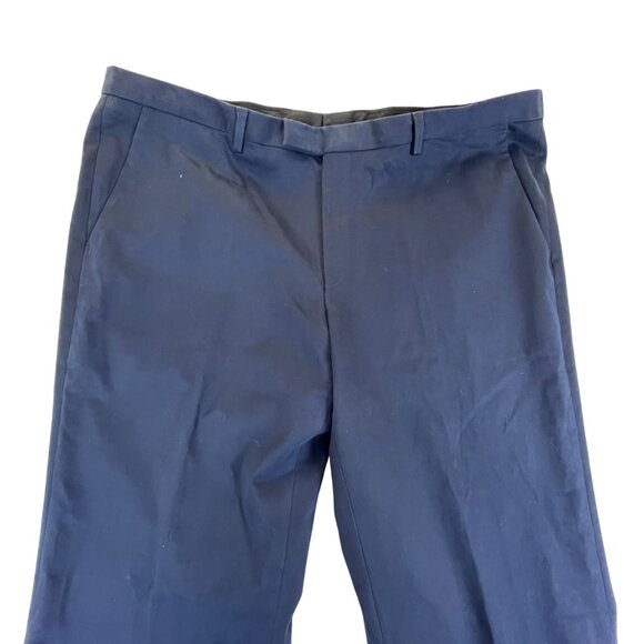 Hugo Boss Mens Navy Dress Pants Size 40R Modern Tailored Fit - New - Picture 3 of 10